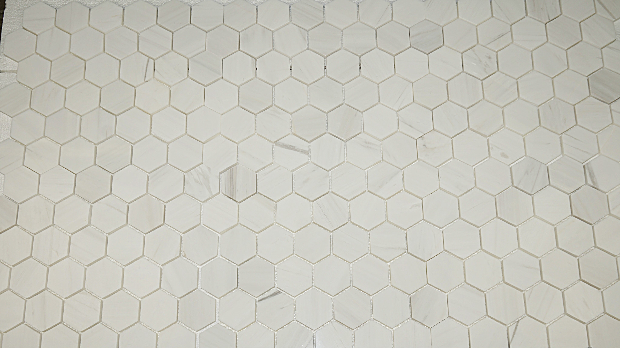 BIANCO DOLOMITI MOSAICS POLISHED 2" HEXAGON